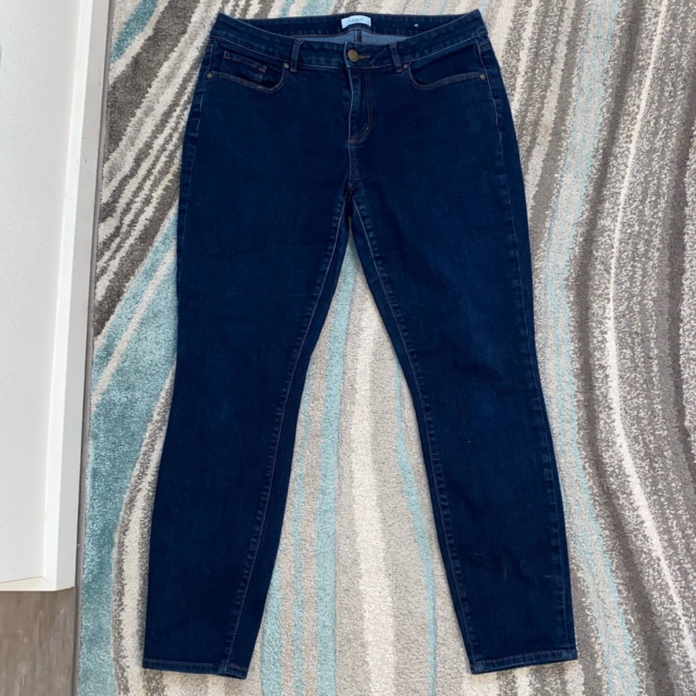 Loft | Women’s Dark Wash Skinny Jeans Size 10